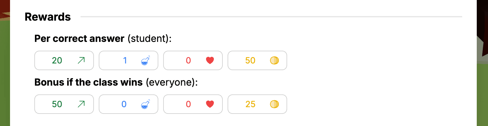 Klases piedzīvojuma konfigurācija