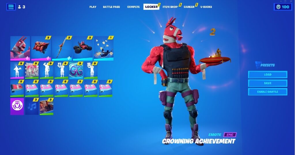 Fortnite Sasniegumi